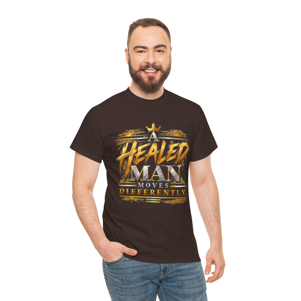 A Healed Man Moves Differently Inspirational T-Shirt