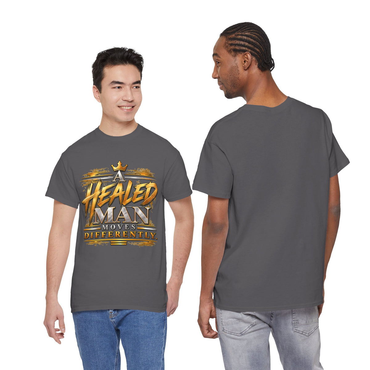 A Healed Man Moves Differently Inspirational T-Shirt