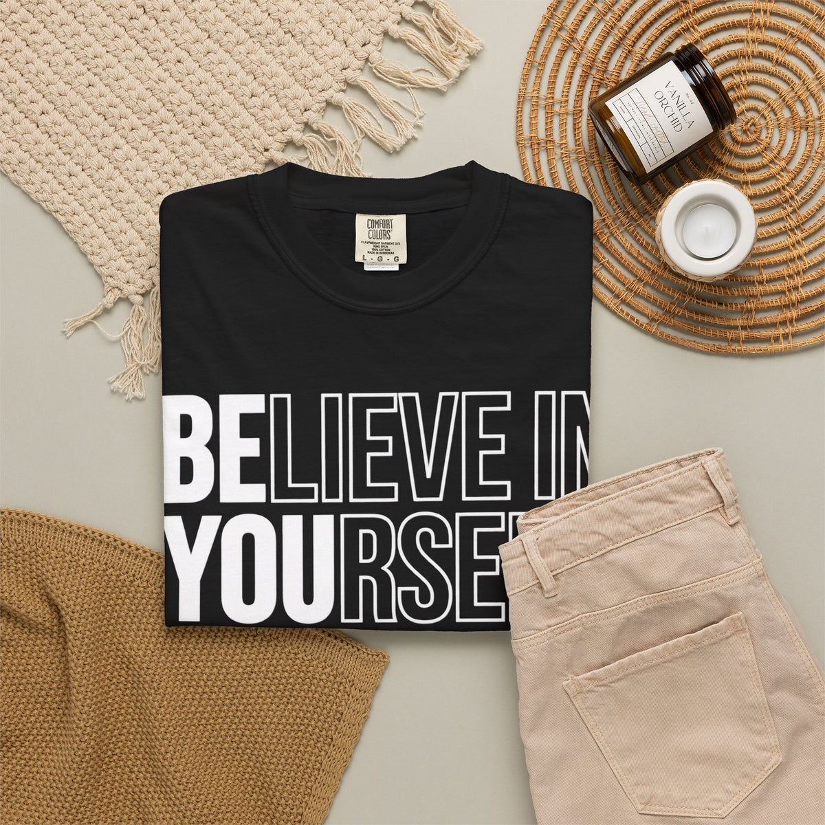 Believe in Yourself | Premium Garment-Dyed T-Shirt