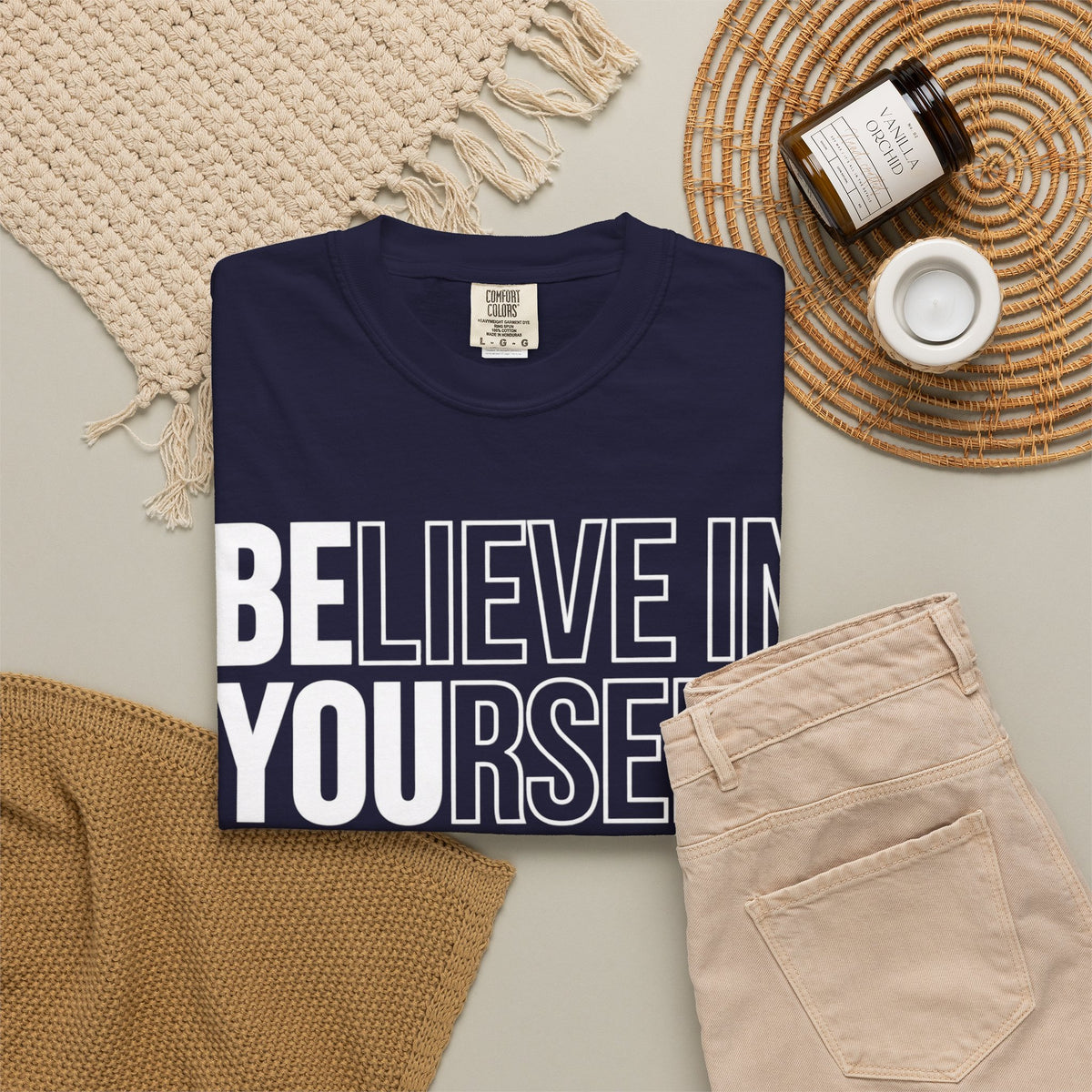 Believe in Yourself | Premium Garment-Dyed T-Shirt