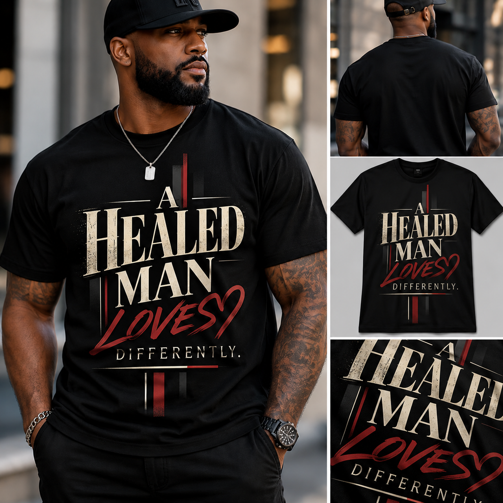 A Healed Man Loves Differently Inspirational T-Shirt