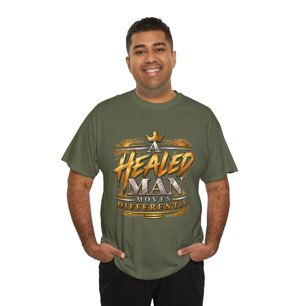 A Healed Man Moves Differently Inspirational T-Shirt