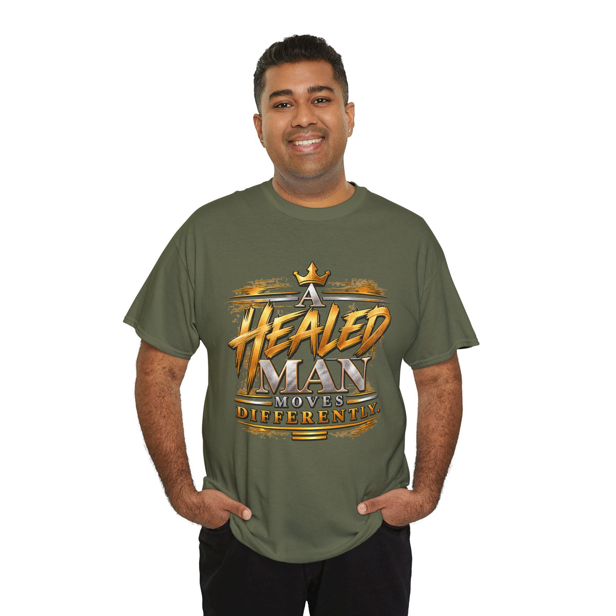 A Healed Man Moves Differently Inspirational T-Shirt