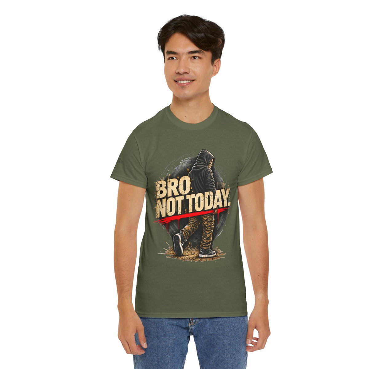 Bro Not Today Warrior Graphic T-Shirt