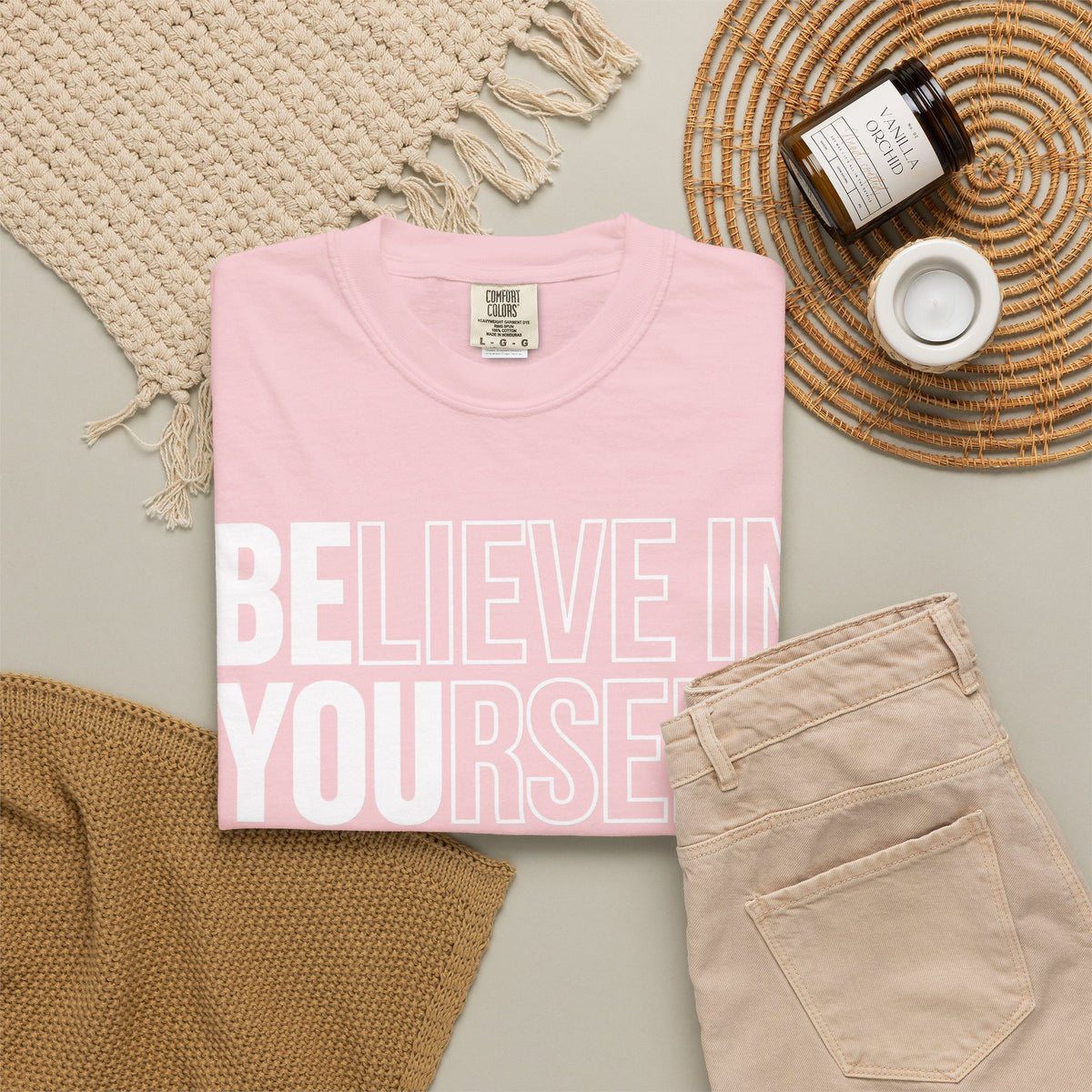 Believe in Yourself | Premium Garment-Dyed T-Shirt