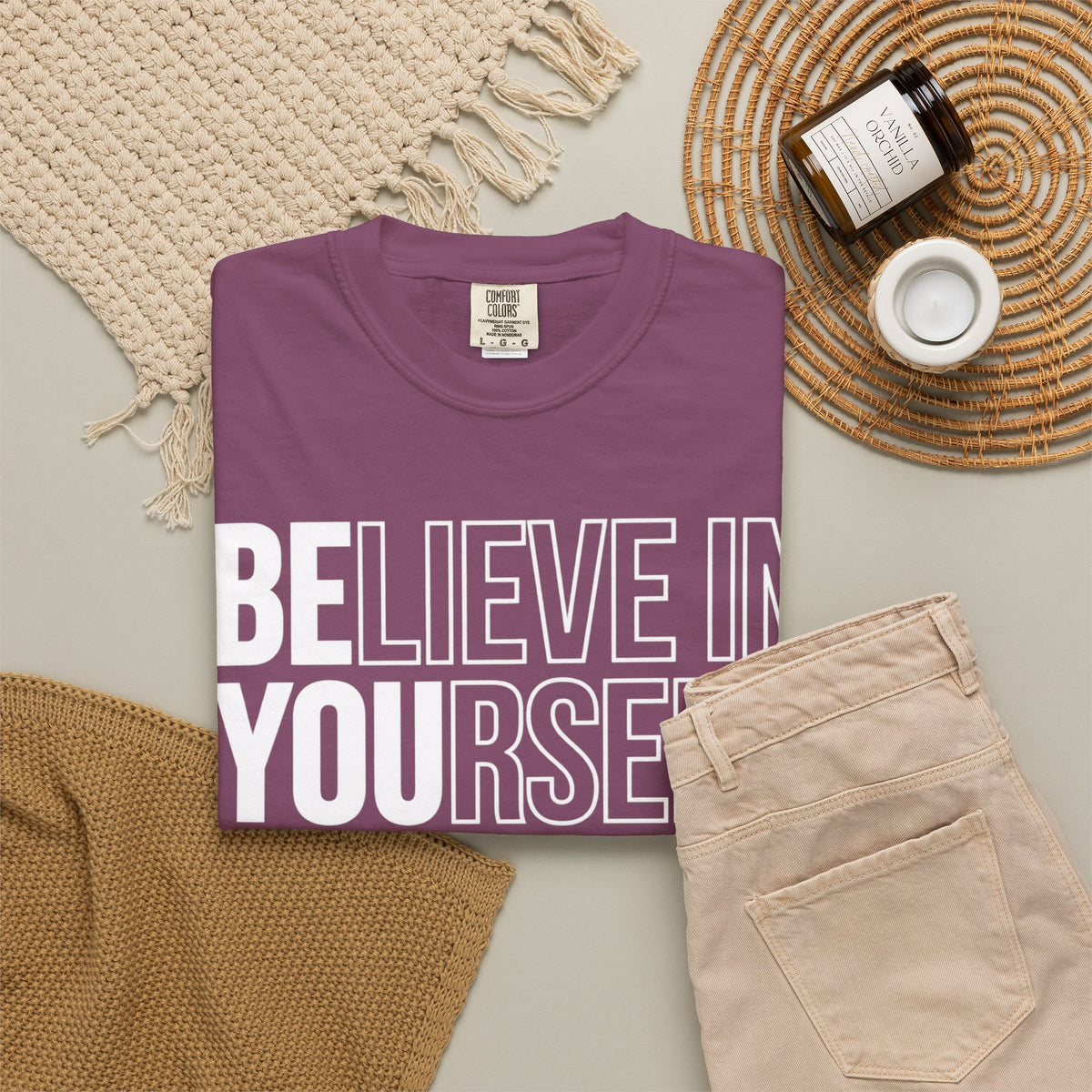 Believe in Yourself | Premium Garment-Dyed T-Shirt